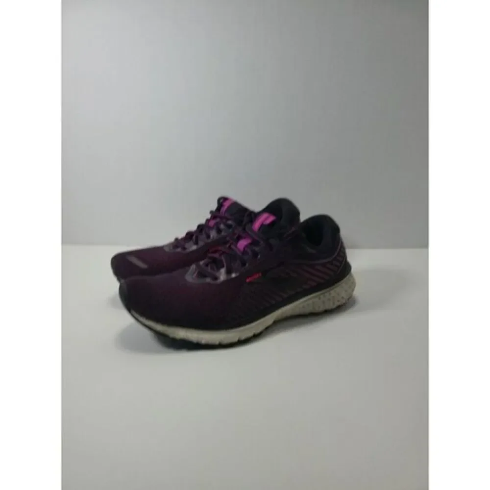 Brooks Ghost 12 1203051B063 Running Shoes Women's‎ Size 7.5 Black/Plum Medium B.